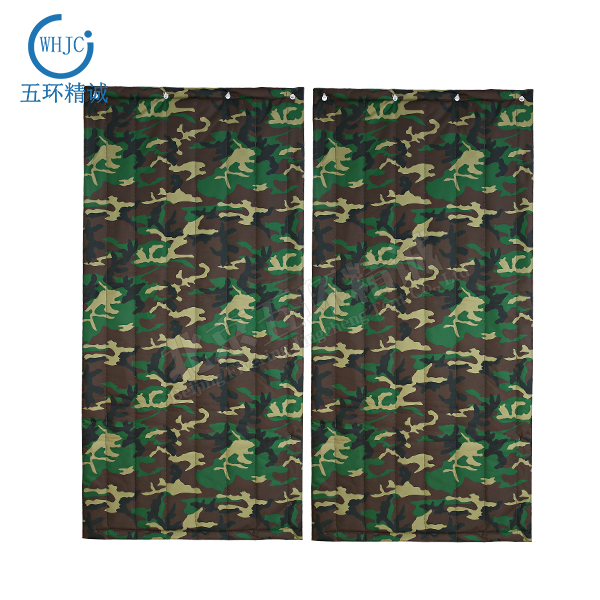 whjc119 Camouflage Oxford cloth cotton curtain